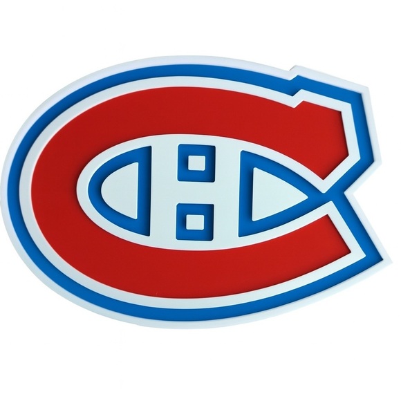 NHL Other - Montreal Canadiens 3D Printed Fan Sign NWT brand new. Dimensions in description.